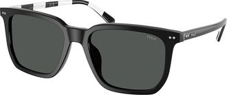 Polo Ralph Lauren PH 4224U 500187 55mm Unisex Rectangle Sunglasses