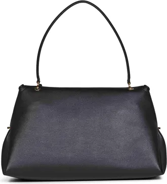 Ferragamo Womens Shoulder Bag Sofia Black Calf Leather Handbags Hand