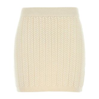 Sportmax Sportmax, Short Skirts, female, Beige, Size: XL Earry1 Mini Skirt