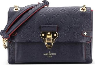 Louis Vuitton Vavin Handbag Monogram Empreinte Leather PM crossbody bag - Blu