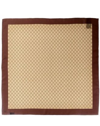Gucci Printed Silk Twill Carr&eacute;