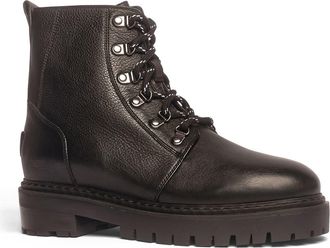 Anthony Veer Sophia Lug Sole Combat Boot in Black at Nordstrom Rack, Size 10.5