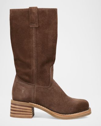 Frye Campus 12R Suede Mid-Calf Boots