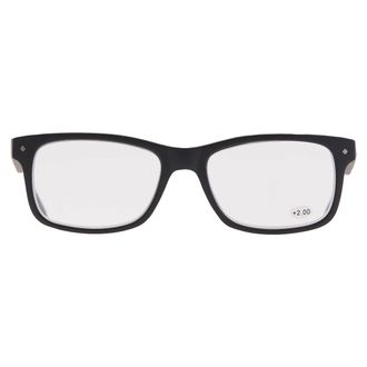 Polaroid Reading Rectangular Mens Eyeglasses PLD 0023/R 02O5 55 +2.00