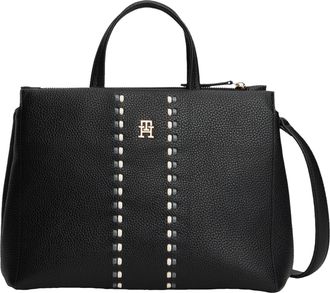 Tommy Hilfiger Womens Timeless Satchel,BLACK One Size