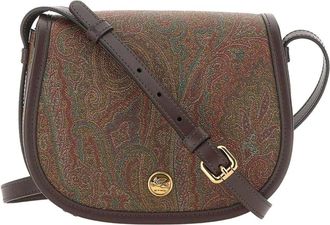 Etro Bolso de hombro con estampado Paisley - Bags - Mujer - Marr&oacute;n - ONE SIZE