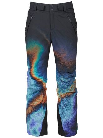 Aztech Mountain logo-print ski trousers - men - Recycled Nylon/Elastane - L - Blue