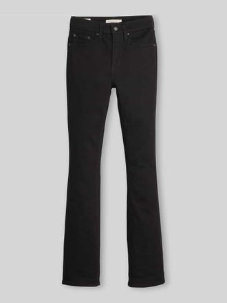 Levi's Bootcut Jeans aus Baumwoll-Mix im 5-Pocket-Design in Black, Gr&ouml;&szlig;e 26/28
