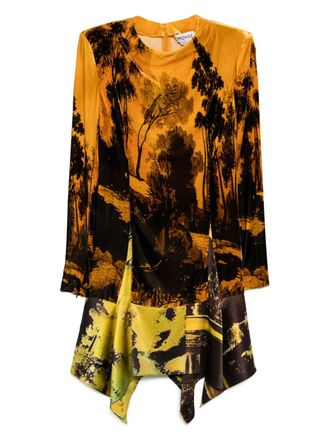 Monse Jurk met print - Oranje