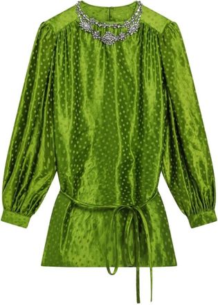 Valentino Garavani Dames, Jurken, Groen, Maat: XS
