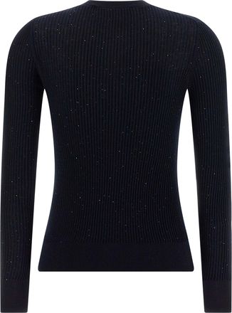 Max Mara Womens Blue Silk Cardigan Clothing