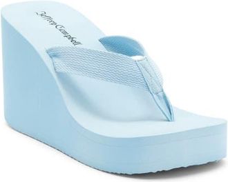 Jeffrey Campbell Astria Platform Wedge Sandal in Light Blue at Nordstrom, Size 8.5