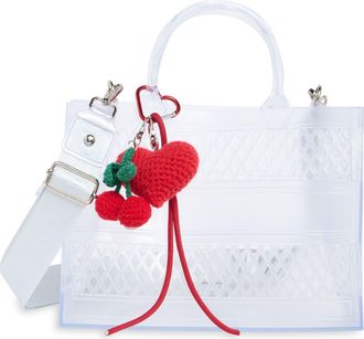 Madden Girl Mini Jelly Tote Bag in Transparent at Nordstrom Rack
