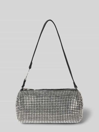 Juicy Couture Handtasche mit Ziersteinbesatz Modell MELANIE in Silber, Gr&ouml;&szlig;e 1