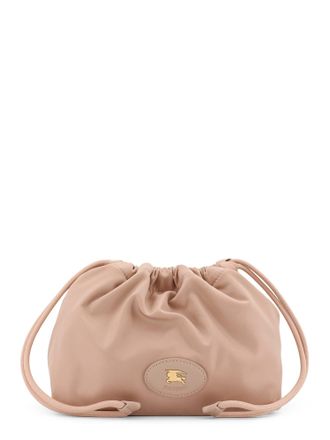 Burberry Horseshoe Drawstring Clutch Bag