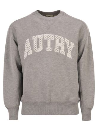 Autry unisex katoenen sweatshirt met ronde hals en logo