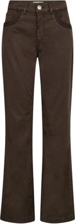Mos Mosh Marlena Treasure Pant - Trousers - Mujer - Marr&oacute;n - W26