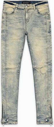 Black Bananas Slim Seam Denim - Heren - Slim Fit Jeans - Blauw - W34 - Denim - Jeans