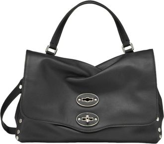 Zanellato Tassen, Dames, Zwart, ONE Size, Leer, Kleine 191 Crossbody Tas