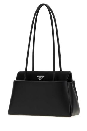 Prada Womens Black Leather Medium Prada Passage Shoulder Bag Nero Borse A Mano