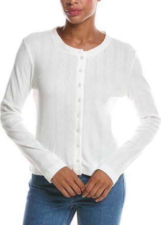 perfectwhitetee Perfectwhitetee Lila Pointelle Cardigan