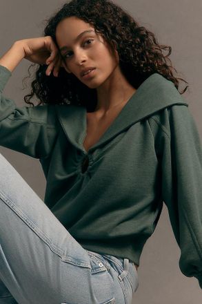 Pilcro Off-Shoulder O-Ring Top