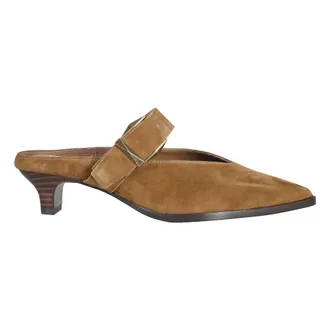 Ash Heeled Mules, female, Brown, Size: 7 US Tessa Mule