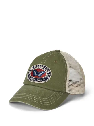 Polo Ralph Lauren Pet met mesh vlak - Groen