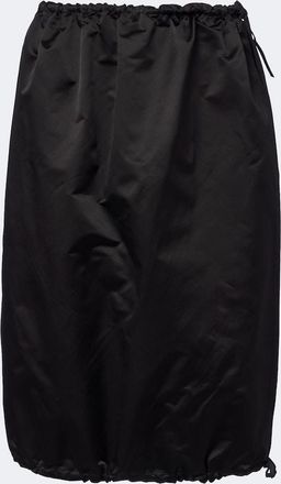 Prada Silk satin midi skirt