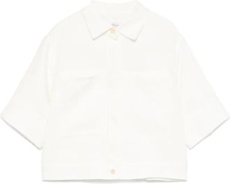 Max Mara Camicia in lino - Bianco