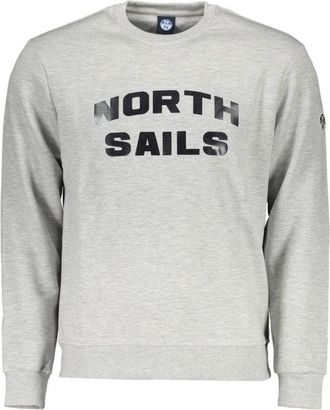 North Sails Casual Crew Neck Sweatshirt - Heren - Sweatshirts - Grijs - S - Hoodies & sweatvesten