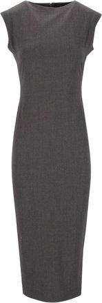 Jacquemus Alba Midi Dress - - Dresses - Donna - Grigio - S