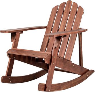 Jonathan Y Designs Jonathan Y Kiawah Outdoor Patio Adirondack Rocking Chair