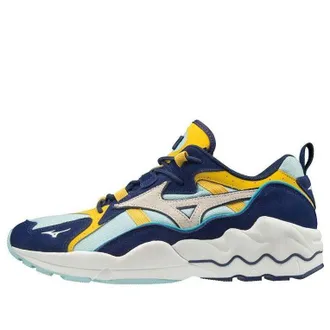 Mizuno Wave Rider 1 OG Dark Blue Yellow White D1GA193214