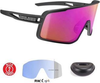 Salice 022 RWX 036 RW PUR Mens Sunglasses Black Size Standard