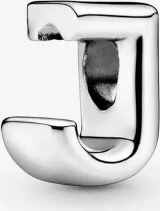 Pandora Letter J Silver Charm