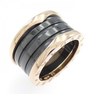 Bulgari Pink Gold (18K) Ceramic Band Ring (Pre-Owned)