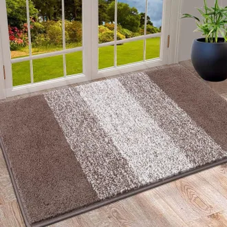 OEM Felpudo, Felpudo De Interior, Felpudo De Exterior, Felpudo Antideslizante, Felpudo Absorbente, Alfombra De Entrada (marr&oacute;n, 50 X 80 Cm)