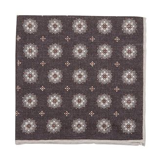 Eleventy Pochette 33x33 - male - Eleventy - Handkerchiefs - Black - ONE SIZE - Accessories