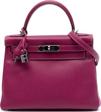 Herm&egrave;s Pre-owned Hermes Epsom Candy Kelly II Retourne 28 8UH5G0T5K2G56CHZ