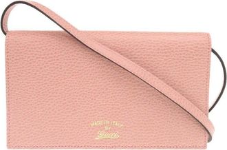 Gucci Pre-owned Gucci Dollar Calfskin Swing Wallet On Strap Ladies DIHZ1RFLI19R53KG
