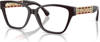 Chanel Glasses, female, Black, Size: 55 MM Cat Eye Eyeglasses