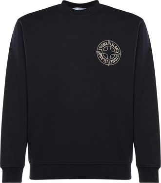 Stone Island Cotton Sweatshirt With Print