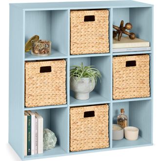 Best Choice Products 9-Cube Bookshelf, 13.5in Display Storage System, Organizer w/ Removable Back Panels