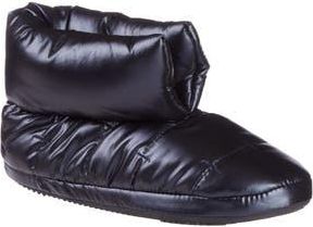 Isotoner Nylon Puffer Bootie Slipper in Black at Nordstrom Rack, Size X-Large