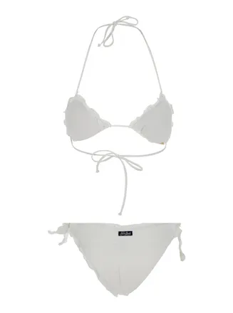 MC2 Saint Barth Sangallo Lace Bikini - White
