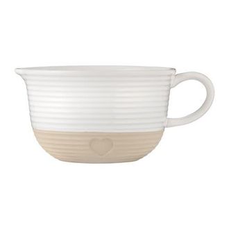 Mason Cash Rustic Charm Batter Bowl, Stoneware Mixing Bowl with Handle & Pour Spout in Beige at Nordstrom