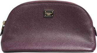 Dolce & Gabbana Pochette in Pelle Testurizzata - - Accessories - Donna - Viola - ONE SIZE