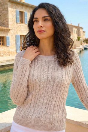 DUSK Sequin Knitted Top