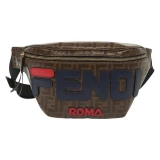 Fendi Pre-owned Belt Bags, unisex, Brown, Size: ONE SIZE Pre-owned Canvas Belt Bag